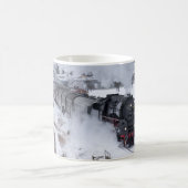 Phantastischer Dampfzug aus der Antike Kaffeetasse (Mittel)