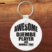 Phantastischer Djembe Player Schlüsselanhänger (Vorderseite)