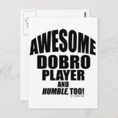 Phantastischer Dobro-Player Postkarte (Vorne/Hinten)