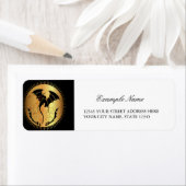 Phantastischer Drache in Gold und Schwarz (Insitu)