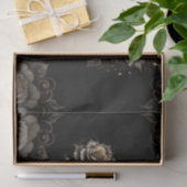 Phantastischer, dunkler Steampenschädel Seidenpapier (Geschenk)