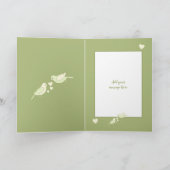 Phantastischer Ehemann Jubiläum gelb und grün Karte (Innenseite)