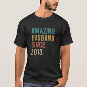 Phantastischer Ehemann seit 2013 - 9te Wedding Ani T-Shirt