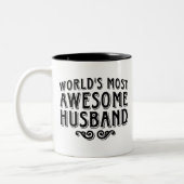 Phantastischer Ehemann Zweifarbige Tasse (Links)