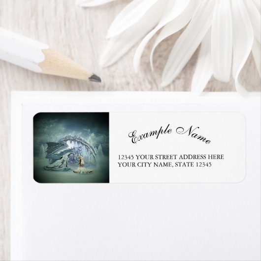 Phantastischer Eisdrache (Insitu)