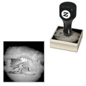 Phantastischer Eisdrache Gummistempel (Stempel)