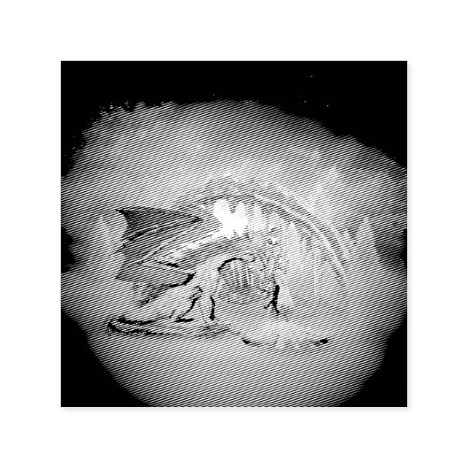 Phantastischer Eisdrache Permastempel (Design)