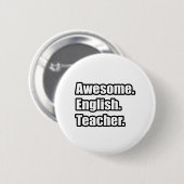 Phantastischer Englischlehrer Button (Vorne & Hinten)