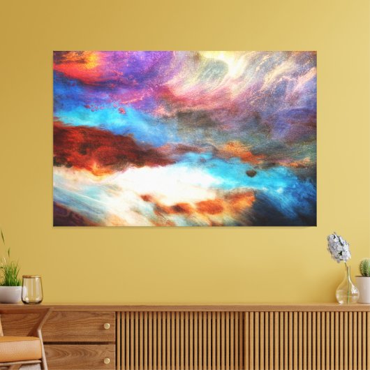 Phantastischer Farbüberdruck Leinwanddruck (Insitu (Wohnzimmer))