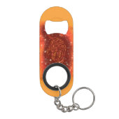 Phantastischer Feuertiger in der Galaxy Starry Nig Mini Flaschenöffner (Rückseite)