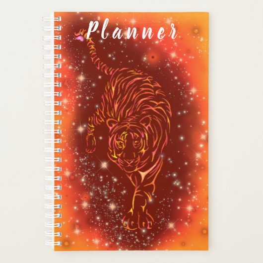 Phantastischer Feuertiger in der Galaxy Starry Nig Planer (Vorderseite)
