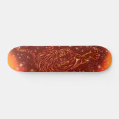 Phantastischer Feuertiger in der Galaxy Starry Nig Skateboard (Horizontal)