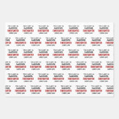 Phantastischer Feuerwehrmann Feuerwehrmann Geschenkpapier Set (Vorderseite 2)