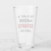 Phantastischer Feuerwehrmann Feuerwehrmann Glas (Rückseite)