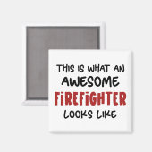 Phantastischer Feuerwehrmann Feuerwehrmann Magnet (Vorderseite/Rückseite)