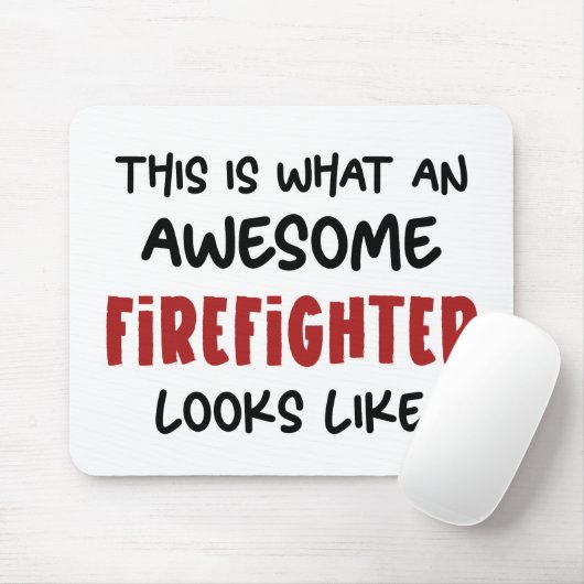 Phantastischer Feuerwehrmann Feuerwehrmann Mousepad (Mit Mouse)