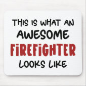 Phantastischer Feuerwehrmann Feuerwehrmann Mousepad (Vorne)