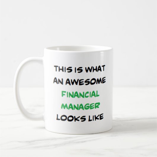 phantastischer Finanzmanager Kaffeetasse (Links)