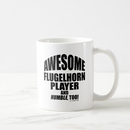Phantastischer Flugelhorn-Player Kaffeetasse (Rechts)