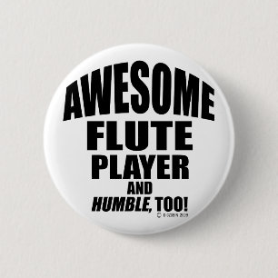 Phantastischer Flute-Player Button