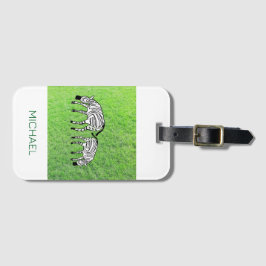 Phantastischer Freund, Niedlich und Happy Zebras Gepäckanhänger