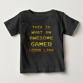 ✪ Phantastischer GAMER Retro-Stil COOLES Vintages Baby T-shirt