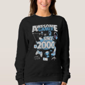 Phantastischer Gamer seit 2000, Boy Girl Gaming Se Sweatshirt (Vorderseite)