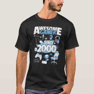 Phantastischer Gamer seit 2000, Boy Girl Gaming Se T-Shirt