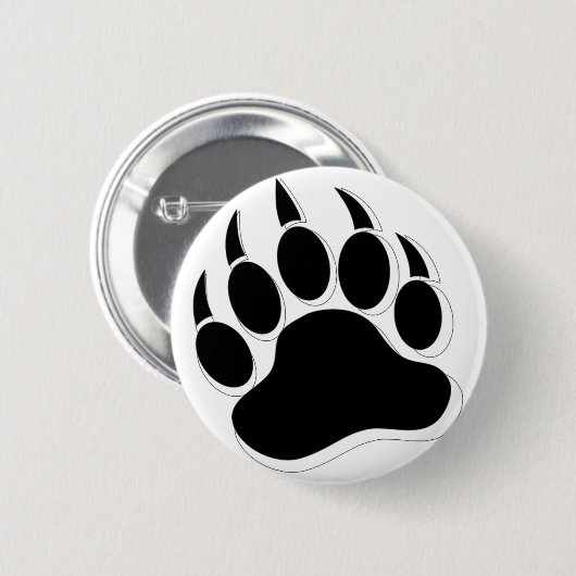 Phantastischer Gay Bear-Effekt B&W-3D-Effekt Button (Vorne & Hinten)