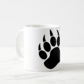 Phantastischer Gay Bear-Effekt B&W-3D-Effekt Kaffeetasse (Vorderseite Links)