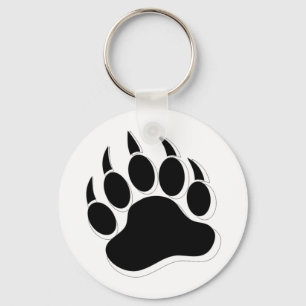 Phantastischer Gay Bear-Effekt B&W-3D-Effekt Schlüsselanhänger