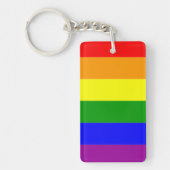 PHANTASTISCHER GAY PRIDE RAINBOW FLAG SCHLÜSSELANHÄNGER (Vorderseite)