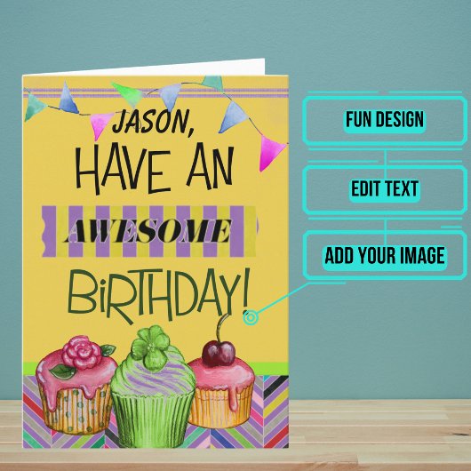 Phantastischer Geburtstag eines guten Menschen Karte