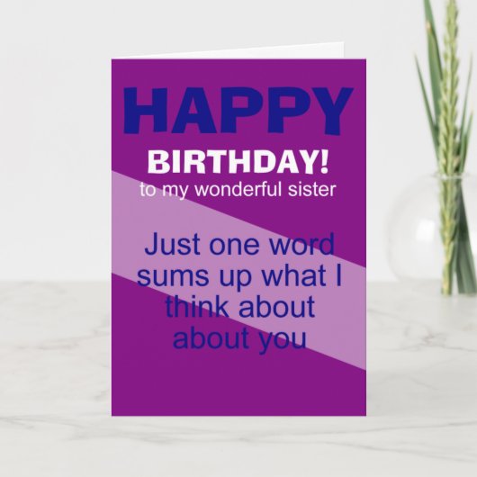 phantastischer Geburtstag Karte (Vorderseite)