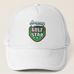 Phantastischer Golfstar Truckerkappe