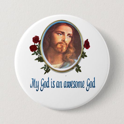 Phantastischer Gott Button (Vorderseite)