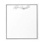 Phantastischer Gott Notepad Notizblock (Vorderseite)
