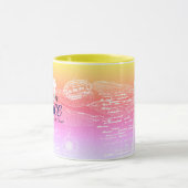 Phantastischer Grace-Dragonfly-Pastellverlauf Tasse (Zentrum)