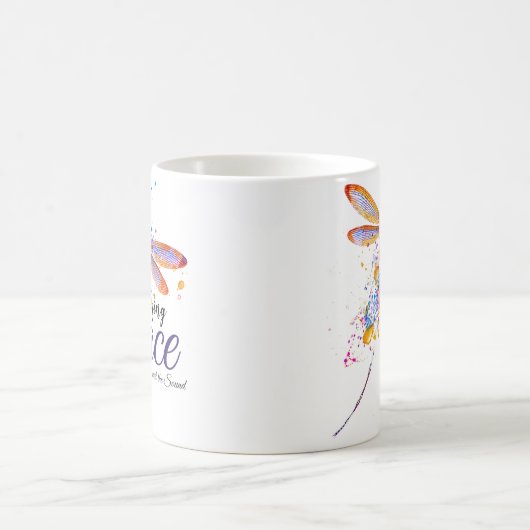 Phantastischer Grace Dragonfly-Spritzer Kaffeetasse (Mittel)