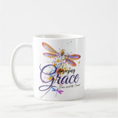 Phantastischer Grace Dragonfly-Spritzer Kaffeetasse (Links)