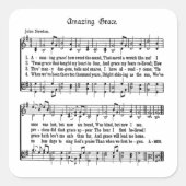 PHANTASTISCHER GRACE-STICKER QUADRATISCHER AUFKLEBER (Vorderseite)