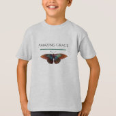 Phantastischer Grace-T - Shirt mit Schmetterling (Vorderseite)
