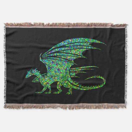 Phantastischer Green Dragon Mosaik Decke (Vorderseite)