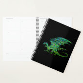 Phantastischer Green Dragon Mosaik Planer (Anzeige)