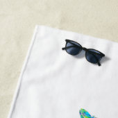 Phantastischer Green Dragon Mosaik Strandtuch (Beispiel)