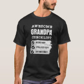 Phantastischer Großvater Funny T - Shirt individue (Vorderseite)