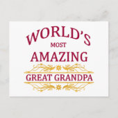 Phantastischer Großvater Postkarte (Vorderseite)