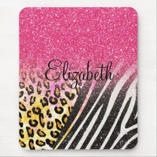 Phantastischer, gürteliger Leopardendruck, Zebras Mousepad