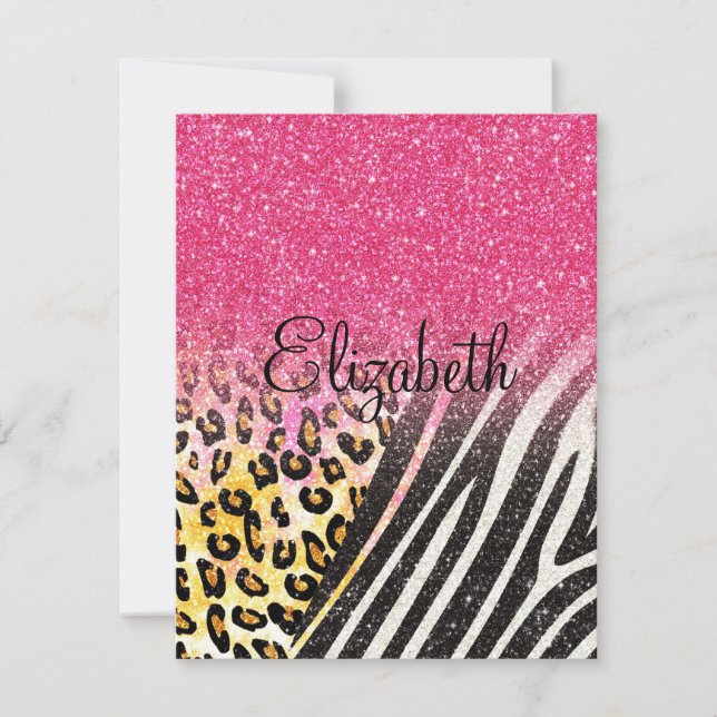 Phantastischer, gürteliger Leopardendruck, Zebrast (Vorderseite)