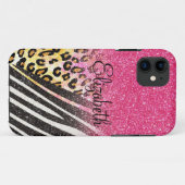 Phantastischer, gürteliger Leopardendruck, Zebrast Case-Mate iPhone Hülle (Rückseite (Horizontal))